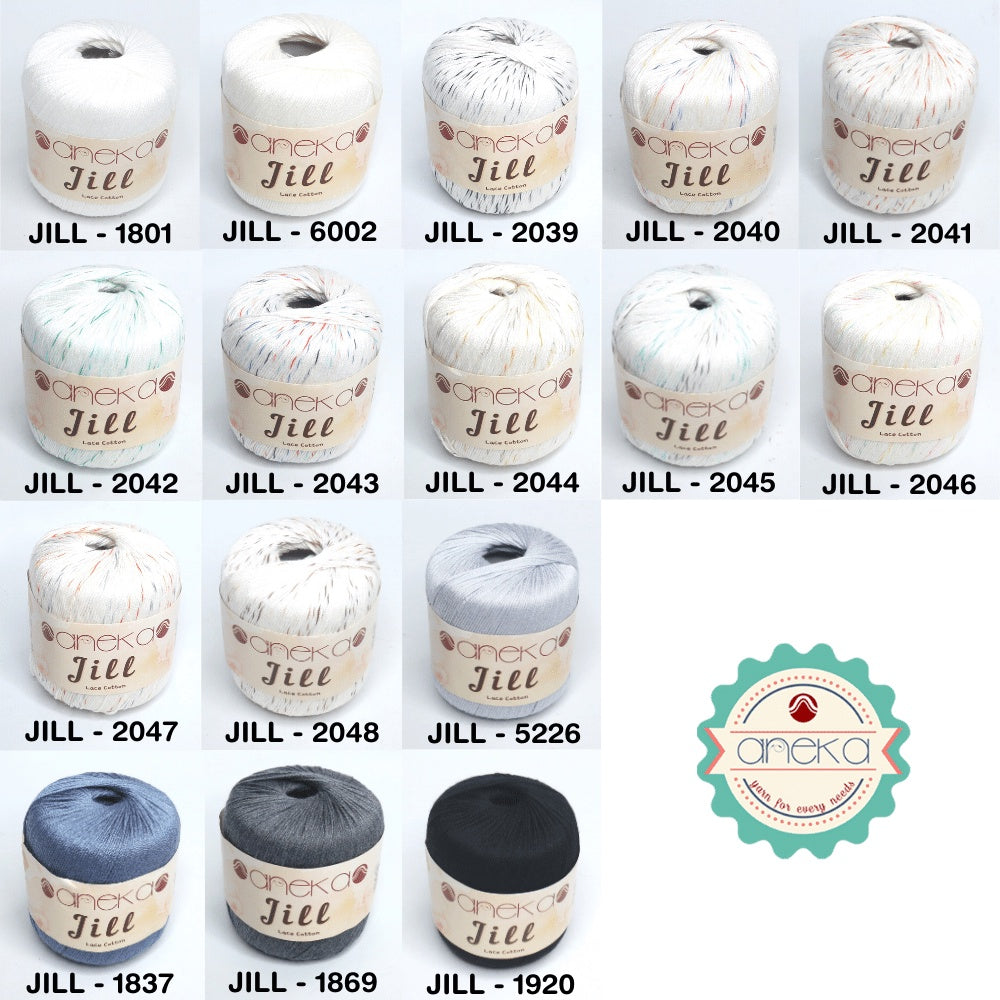 KATALOG - Benang Rajut Katun Jill Lace Cotton