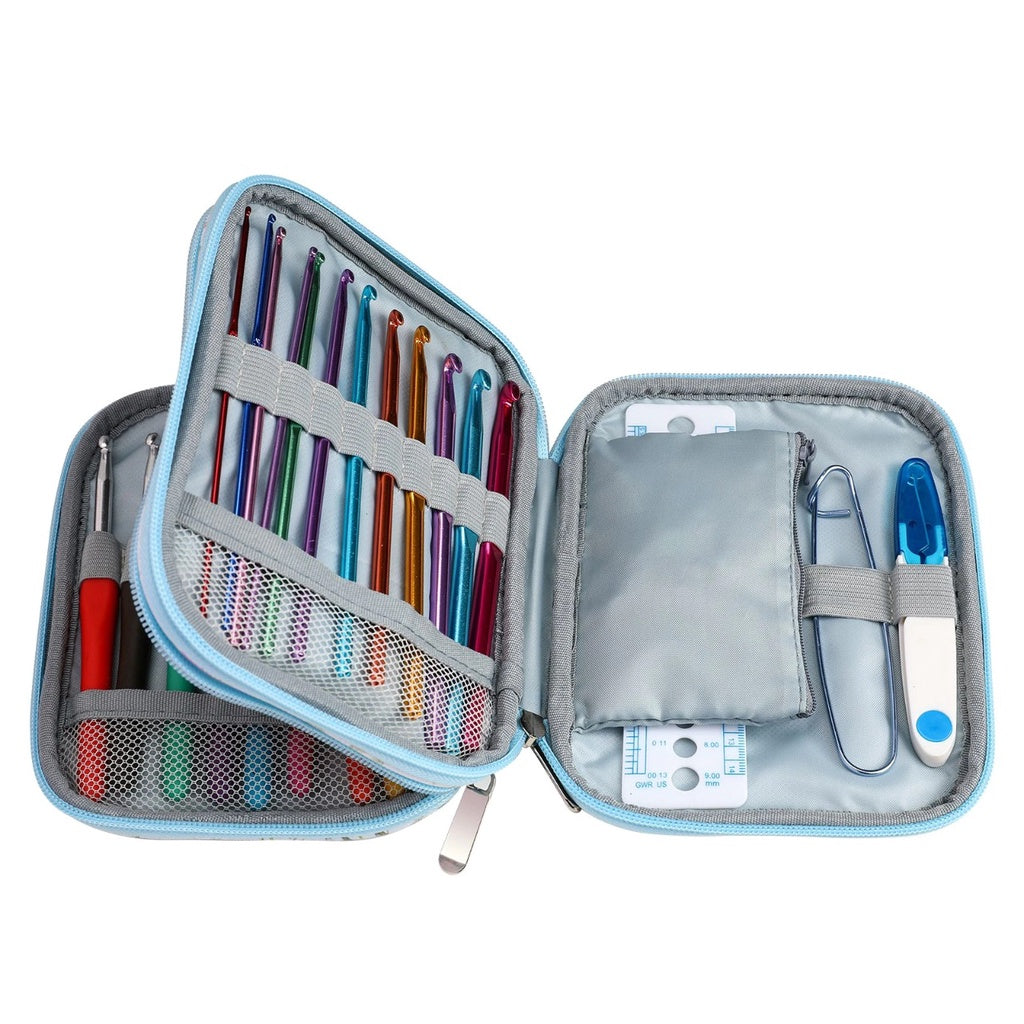 AnekaBenang - Hakpen + Dompet Motif / Double Case / Aksesoris Organizer