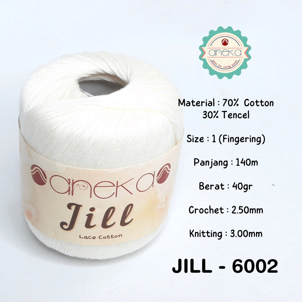 KATALOG - Benang Rajut Katun Jill Lace Cotton
