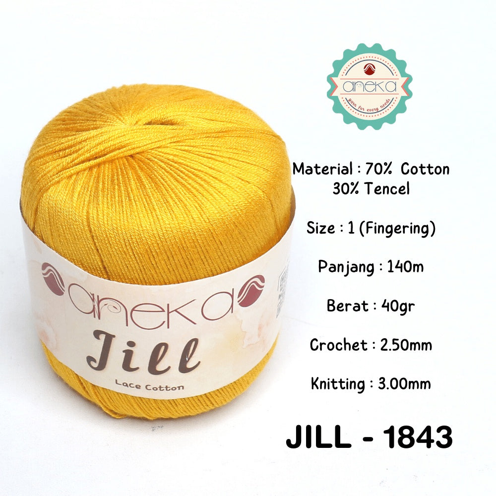 KATALOG - Benang Rajut Katun Jill Lace Cotton