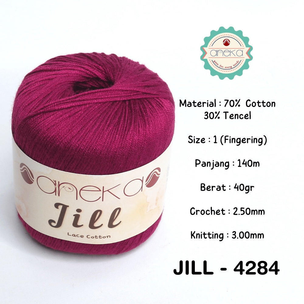 KATALOG - Benang Rajut Katun Jill Lace Cotton