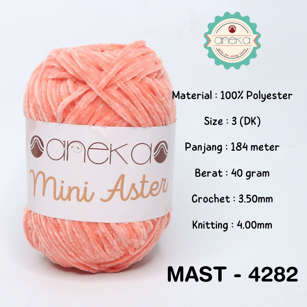 KATALOG - Benang Rajut Mini Aster / Velvet / Bludru Yarn