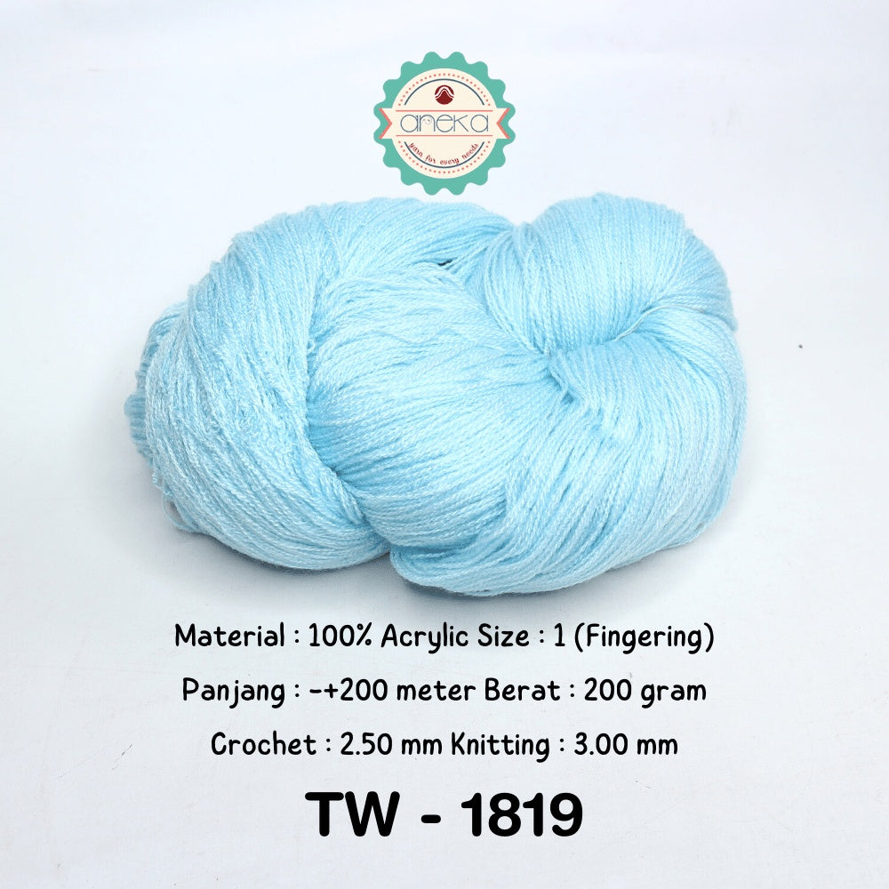 KATALOG - Benang Rajut Wool Aneka / Wol / Siet Yarn 200 gram (BENTUK HANK, TIDAK DIGULUNG) Part 1
