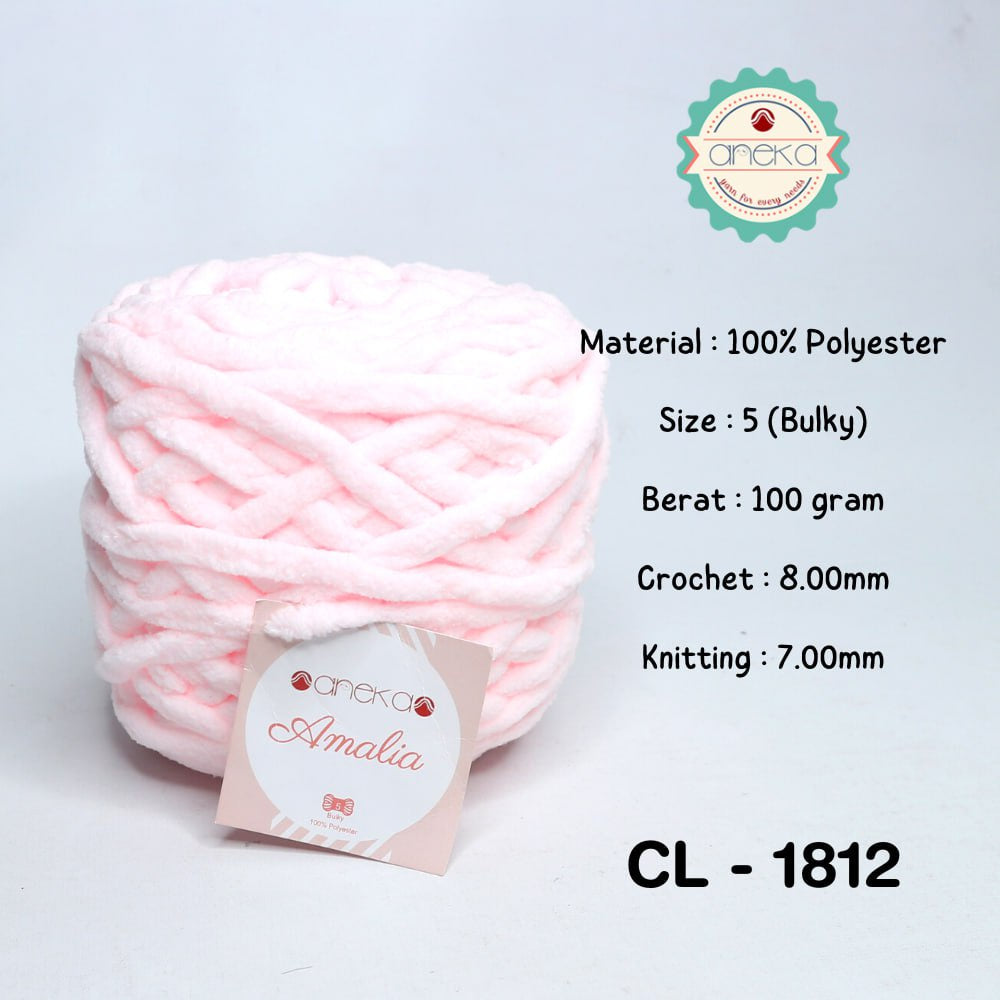 KATALOG - Benang Rajut Chenille Midi Amalia Yarn PART 1