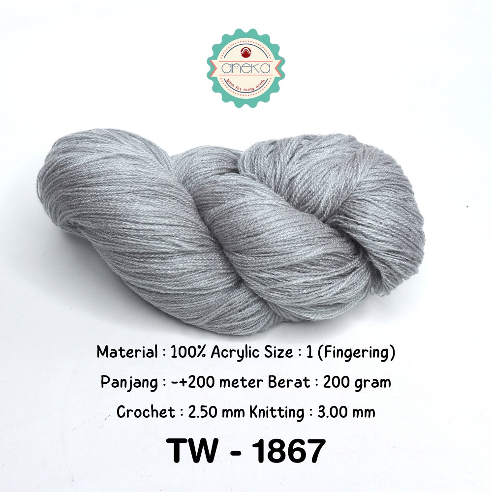 KATALOG - Benang Rajut Wool Aneka / Wol / Siet Yarn 200 gram (BENTUK HANK, TIDAK DIGULUNG) Part 2