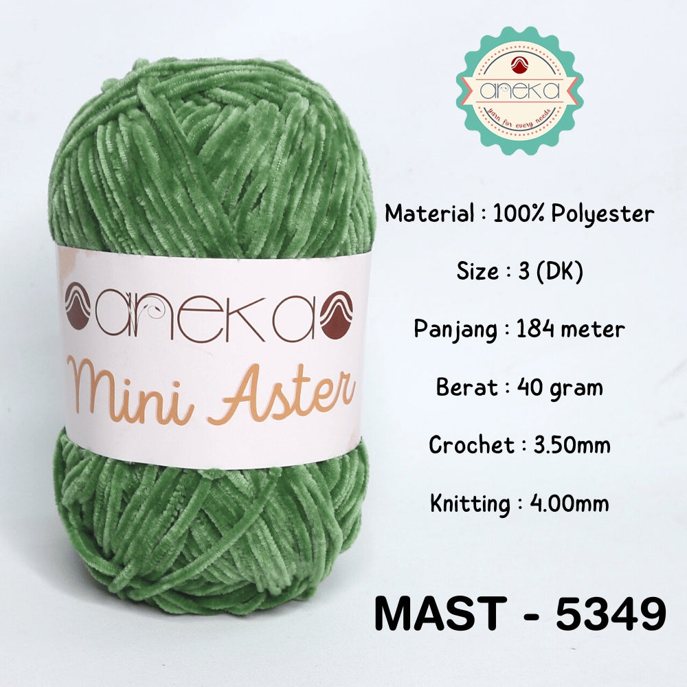 KATALOG - Benang Rajut Mini Aster / Velvet / Bludru Yarn