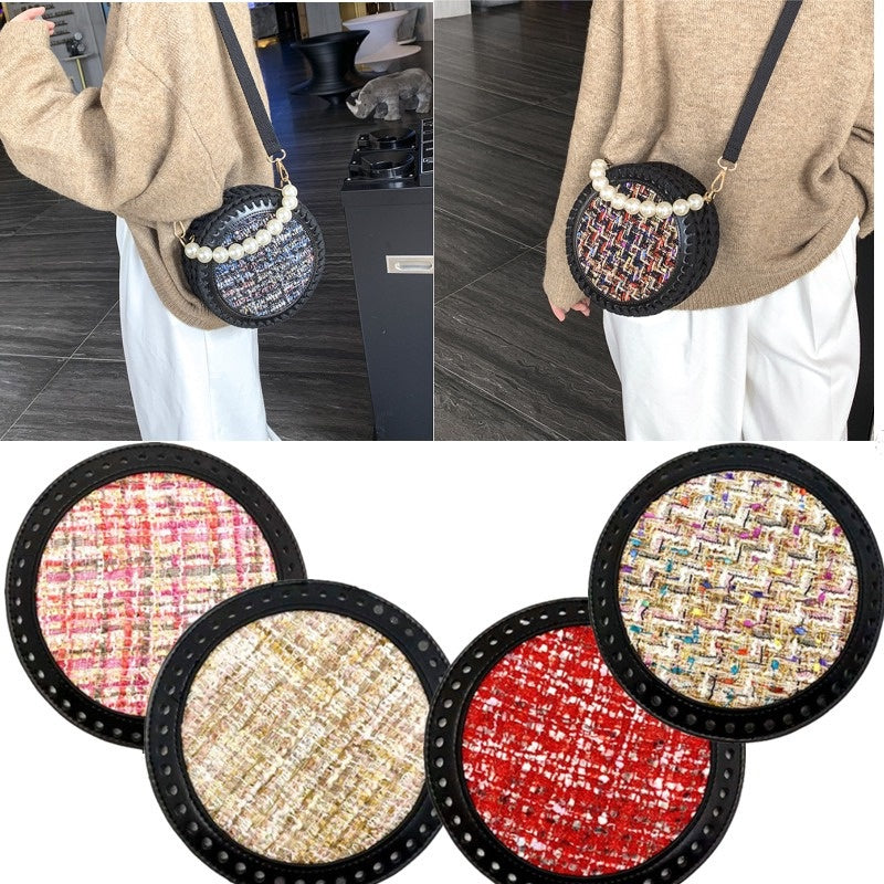 ANEKA - DIY Kit Tas Tweed Rajut Rantai Mutiara / Crochet Bag