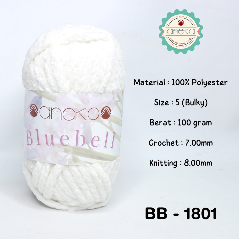 KATALOG - Benang Rajut Bluebell / Bludru / Velvet Yarn