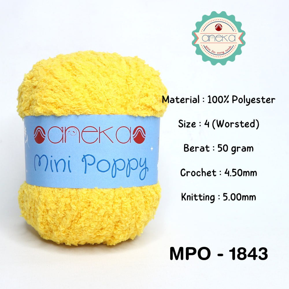 KATALOG - Benang Rajut Handuk Mini Poppy / Towel Yarn