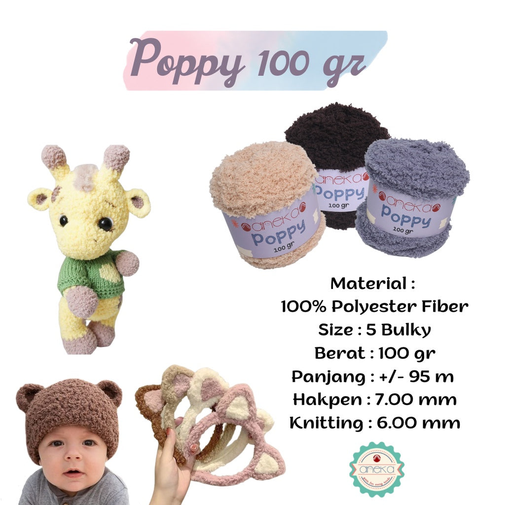 CATALOG - Poppy Towel Knitting Yarn / Towel Yarn 100gr Part 2