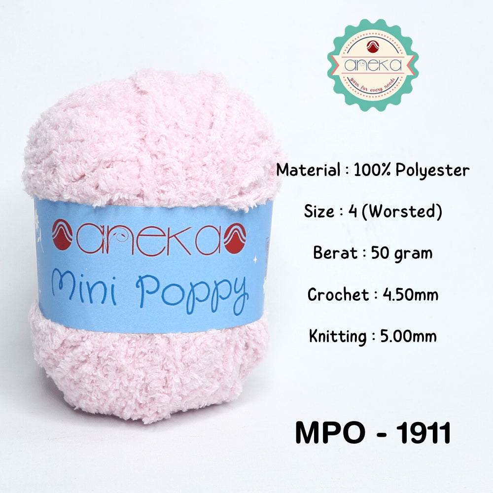 KATALOG - Benang Rajut Handuk Mini Poppy / Towel Yarn