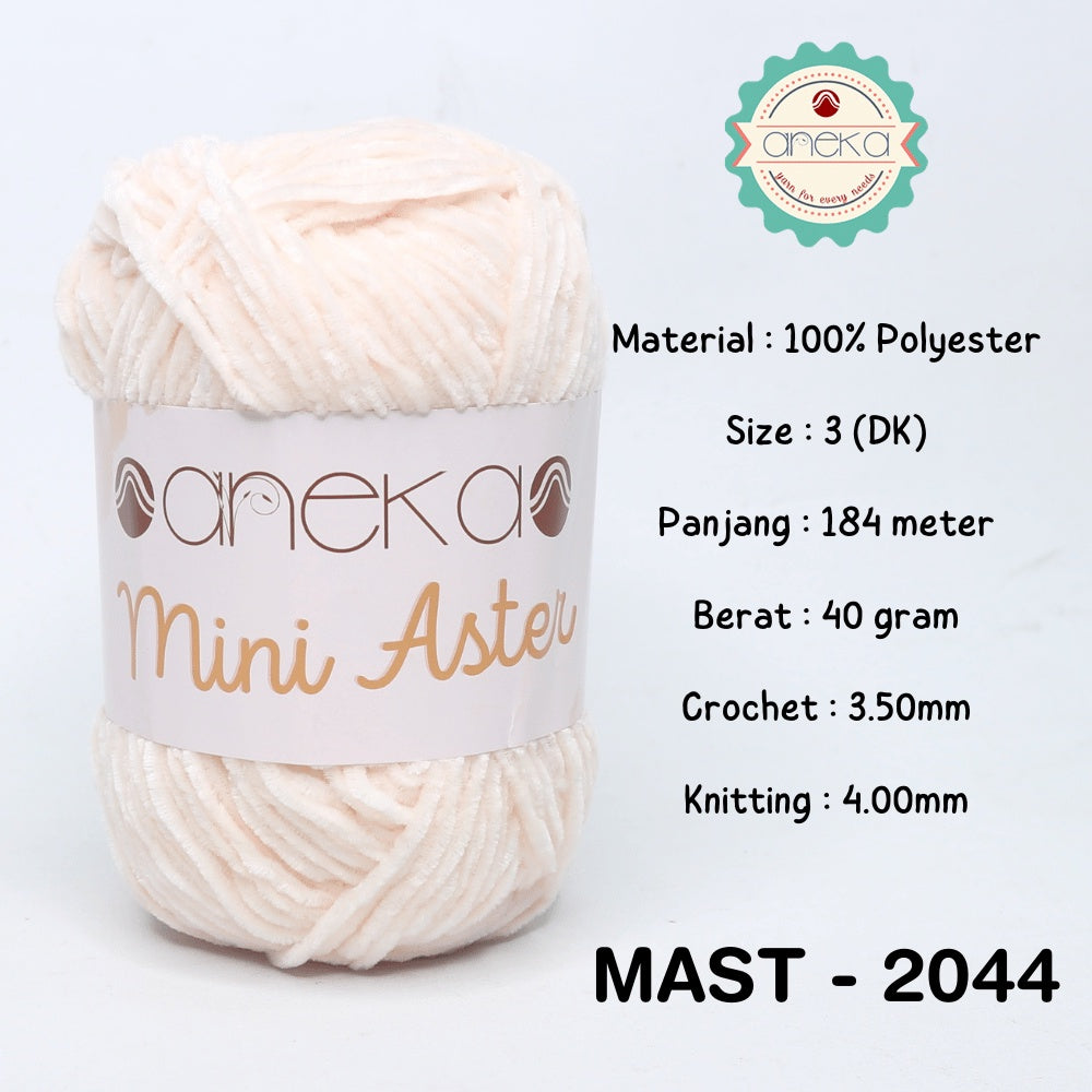 KATALOG - Benang Rajut Mini Aster / Velvet / Bludru Yarn