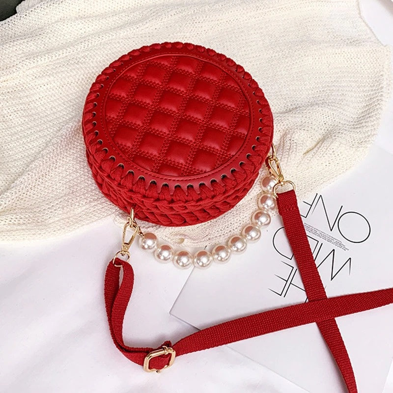 ANEKA - DIY Kit Tas Tweed Rajut Rantai Mutiara / Crochet Bag