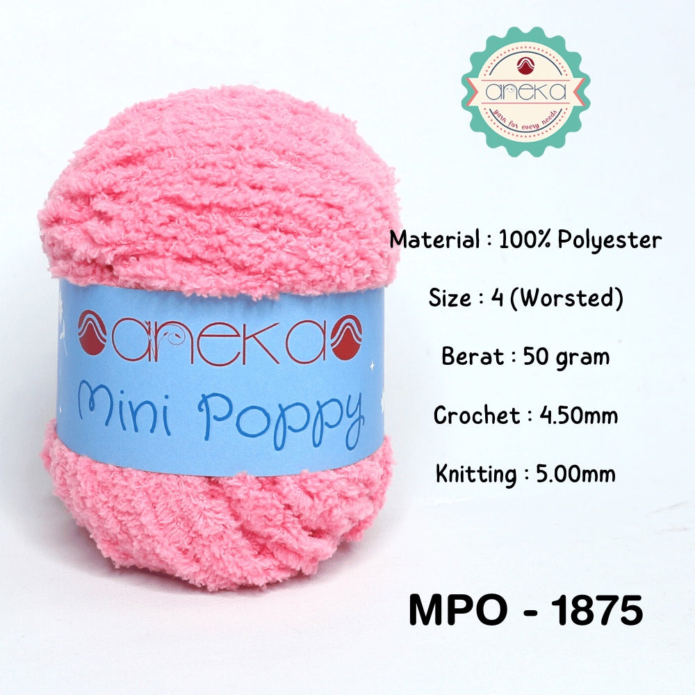 KATALOG - Benang Rajut Handuk Mini Poppy / Towel Yarn