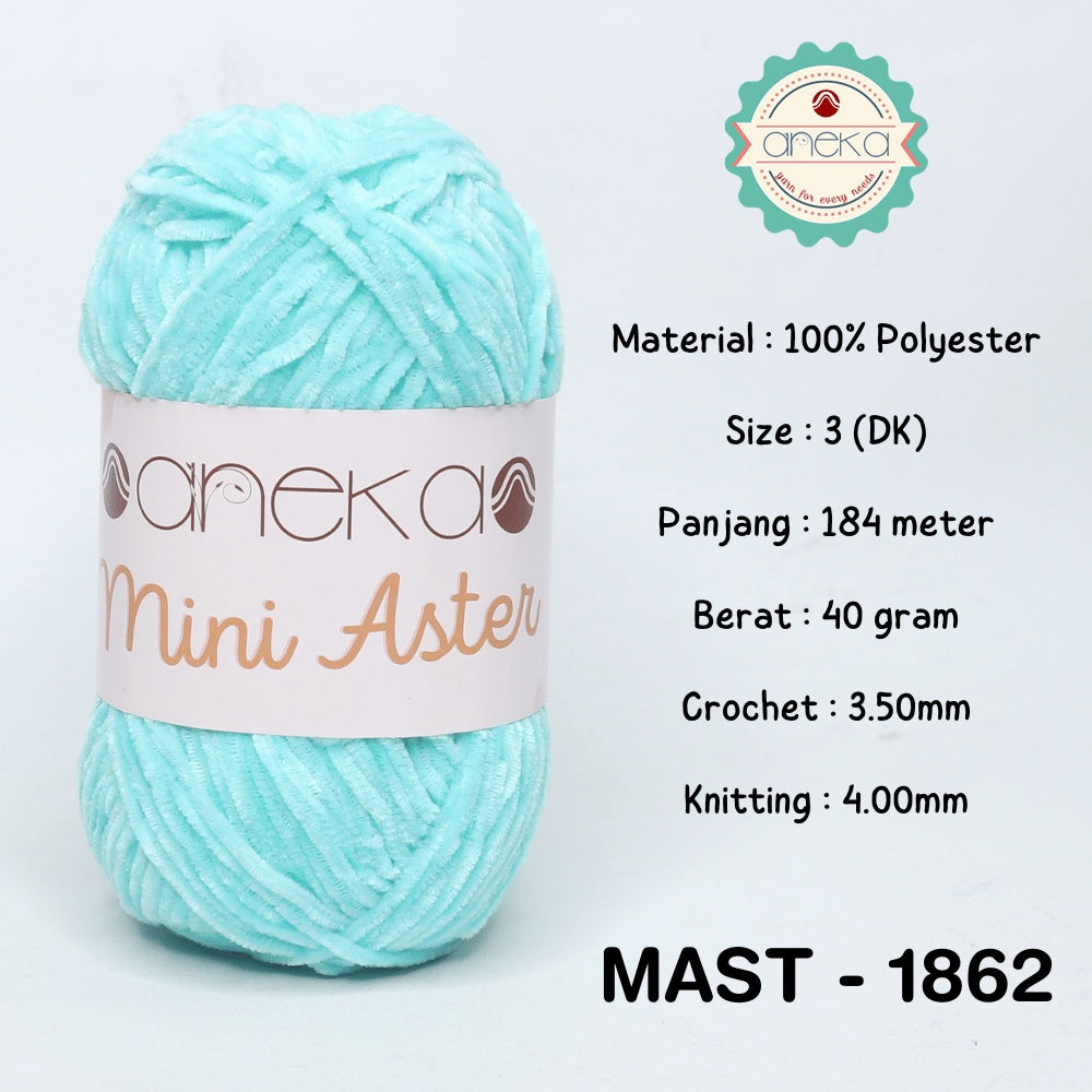 KATALOG - Benang Rajut Mini Aster / Velvet / Bludru Yarn