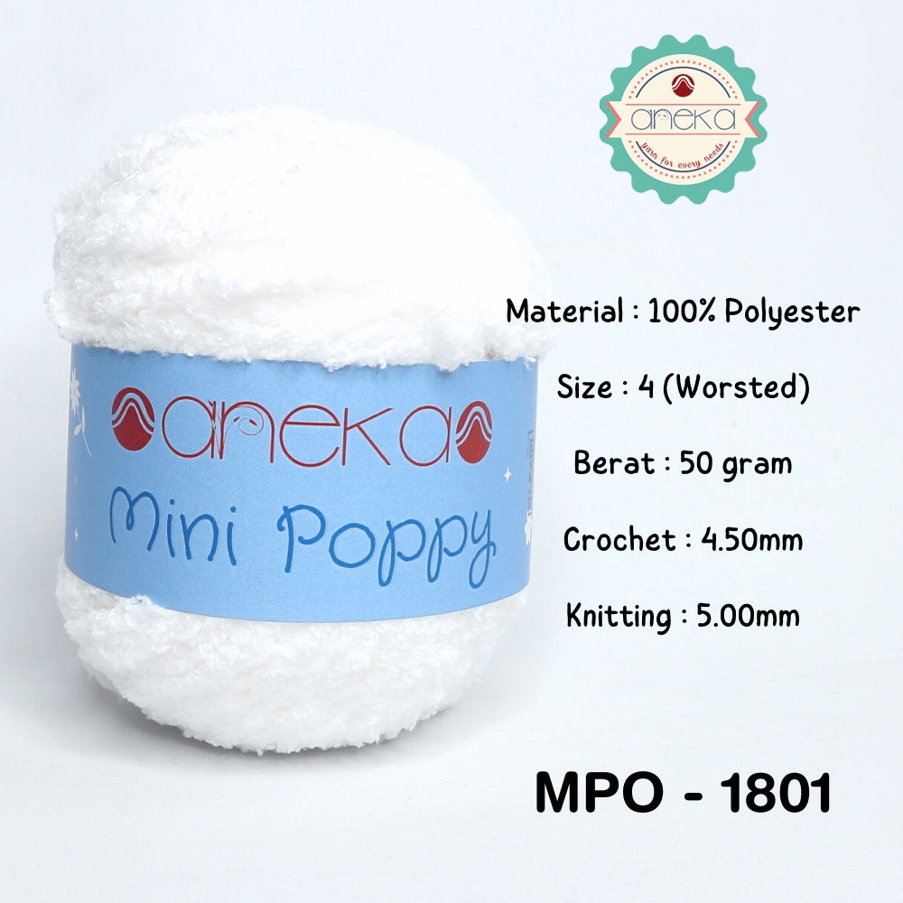 KATALOG - Benang Rajut Handuk Mini Poppy / Towel Yarn