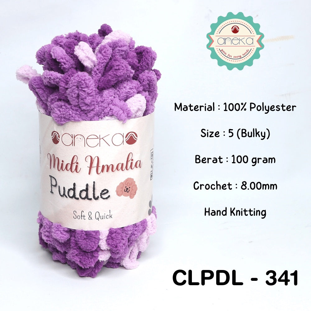 KATALOG - Benang Rajut Midi Amalia Puddle / Puffy Yarn
