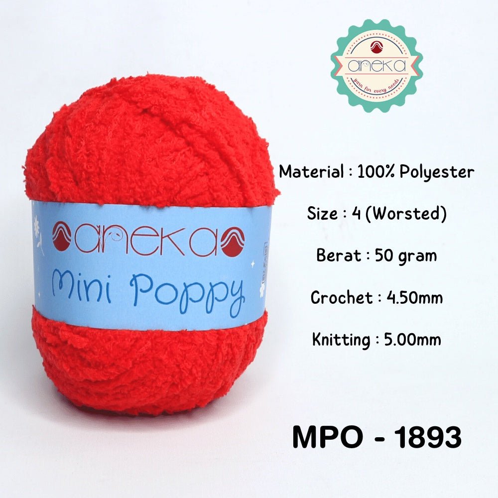 KATALOG - Benang Rajut Handuk Mini Poppy / Towel Yarn