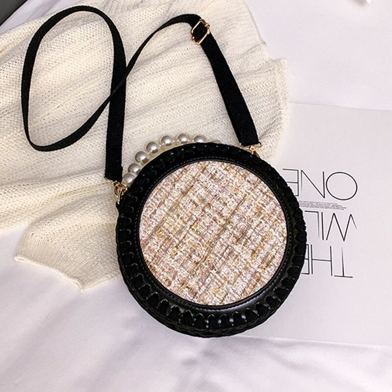 ANEKA - DIY Kit Tas Tweed Rajut Rantai Mutiara / Crochet Bag