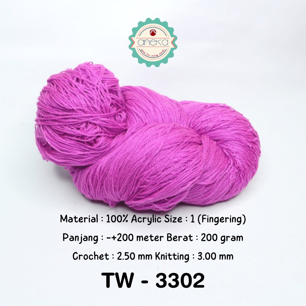 KATALOG - Benang Rajut Wool Aneka / Wol / Siet Yarn 200 gram (BENTUK HANK, TIDAK DIGULUNG) Part 1