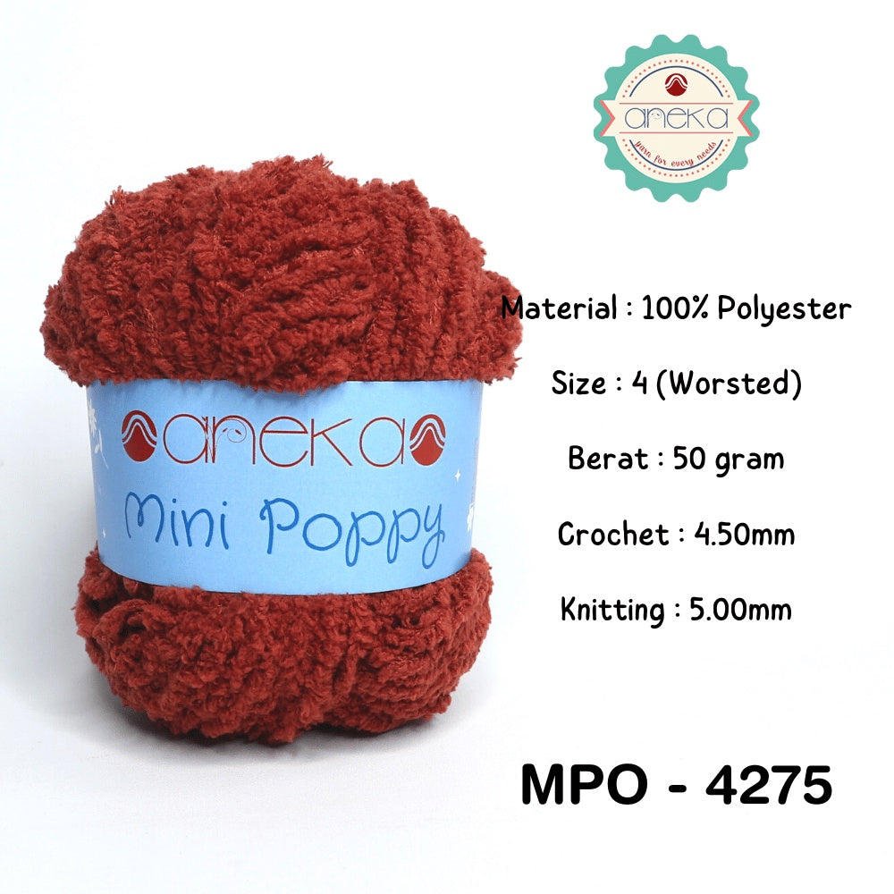 KATALOG - Benang Rajut Handuk Mini Poppy / Towel Yarn