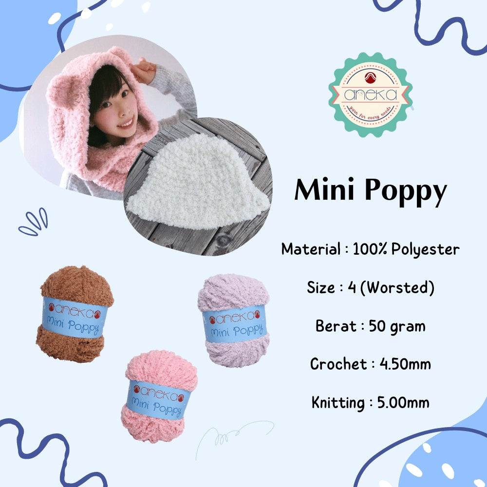 KATALOG - Benang Rajut Handuk Mini Poppy / Towel Yarn