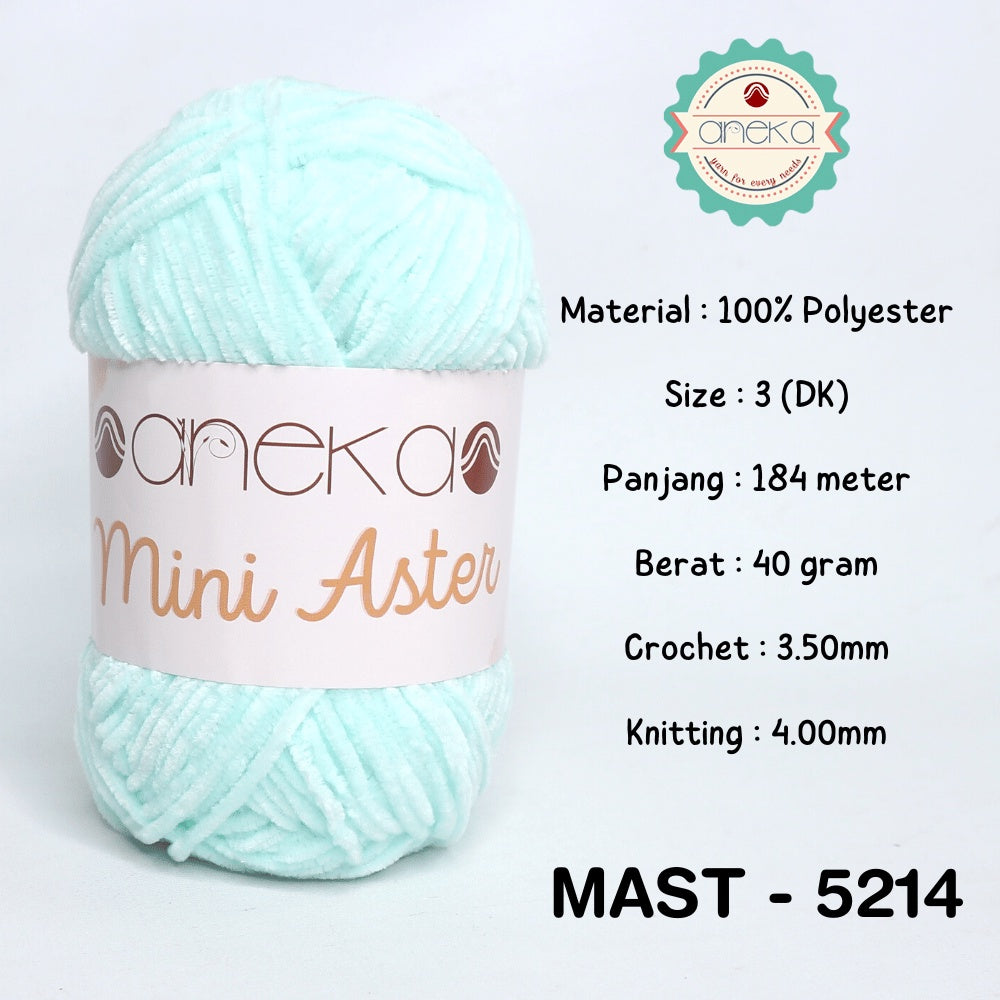 KATALOG - Benang Rajut Mini Aster / Velvet / Bludru Yarn