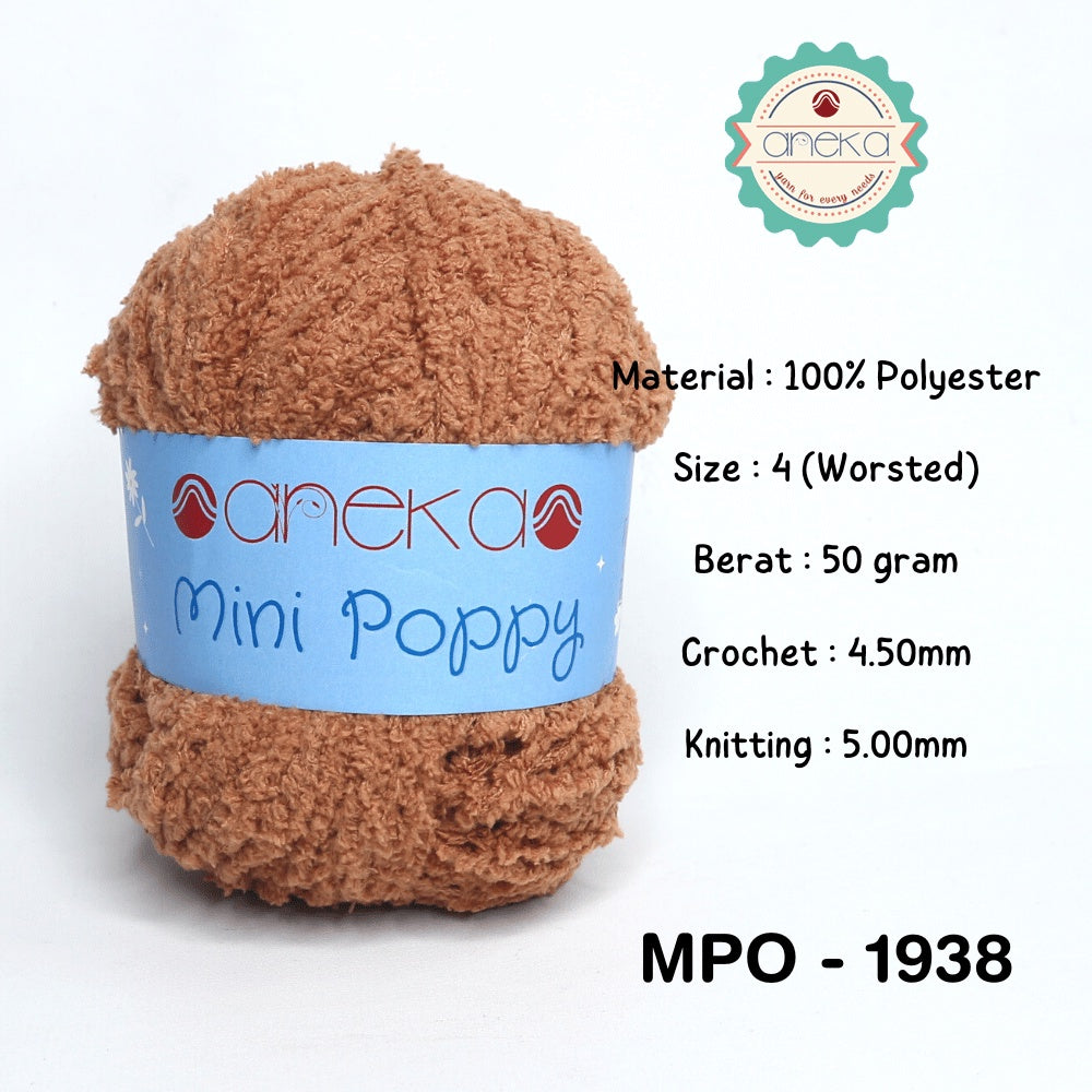 KATALOG - Benang Rajut Handuk Mini Poppy / Towel Yarn