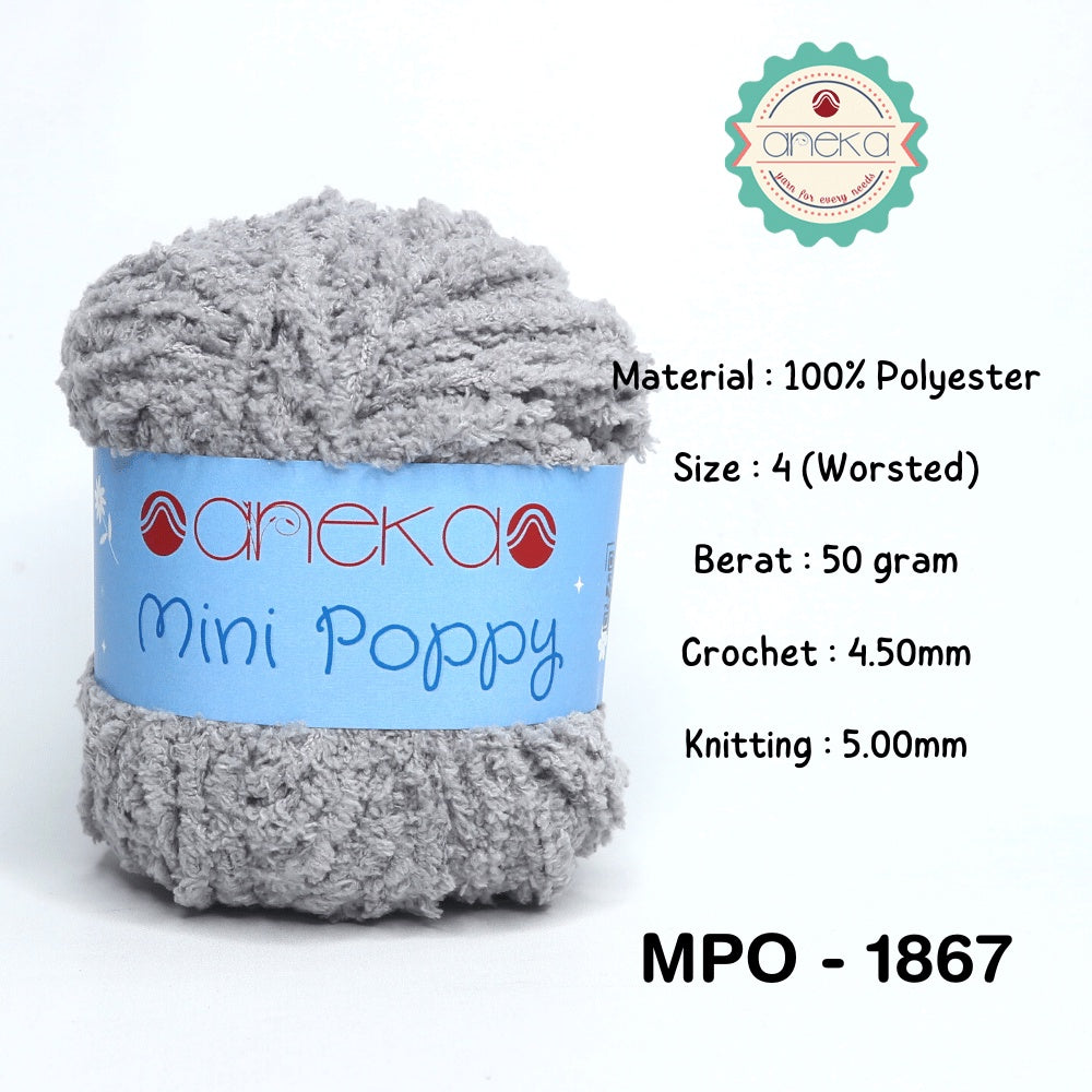 KATALOG - Benang Rajut Handuk Mini Poppy / Towel Yarn