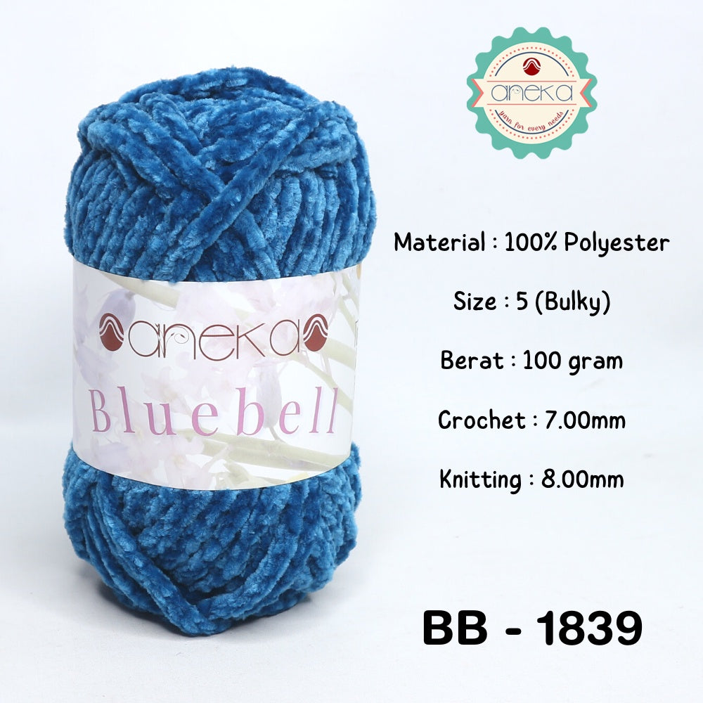 KATALOG - Benang Rajut Bluebell / Bludru / Velvet Yarn