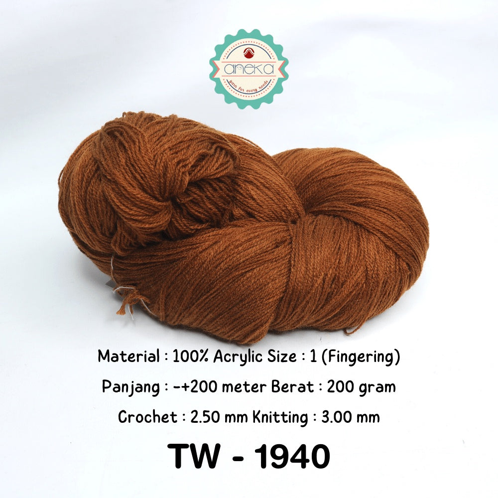 KATALOG - Benang Rajut Wool Aneka / Wol / Siet Yarn 200 gram (BENTUK HANK, TIDAK DIGULUNG) Part 2