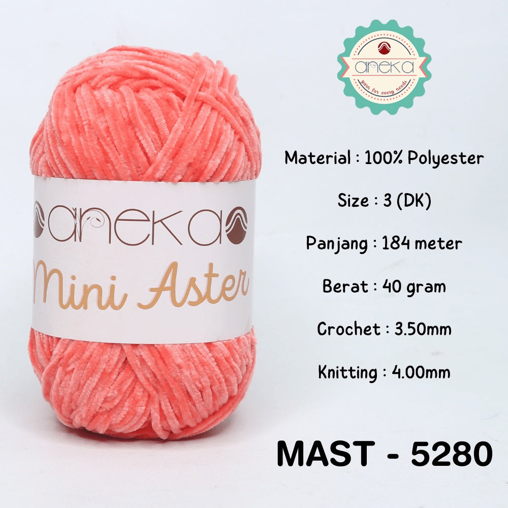 KATALOG - Benang Rajut Mini Aster / Velvet / Bludru Yarn