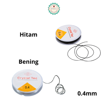 KATALOG - [PCS] Senar Elastis / Tali Karet Transparan / Crystal Tec