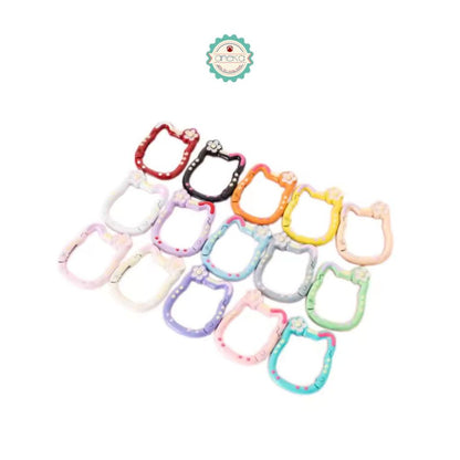 ANEKA - [5PCS] Kait Carabiner Hello Kitty Warna / Keychain Hook Premium