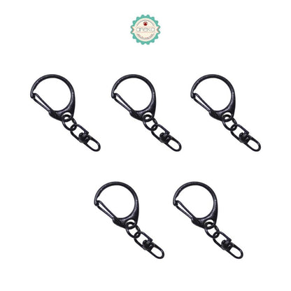 ANEKA - [5PCS] Kait Carabiner Bentuk C / Clasp Buckle Keychain Hook Premium