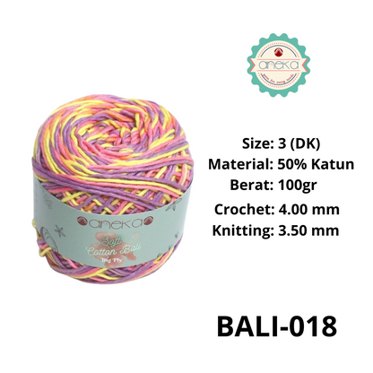 CATALOG - Sembur Mixed Balinese Cotton Knitting Yarn / Soft Cotton Big Ply Mambo
