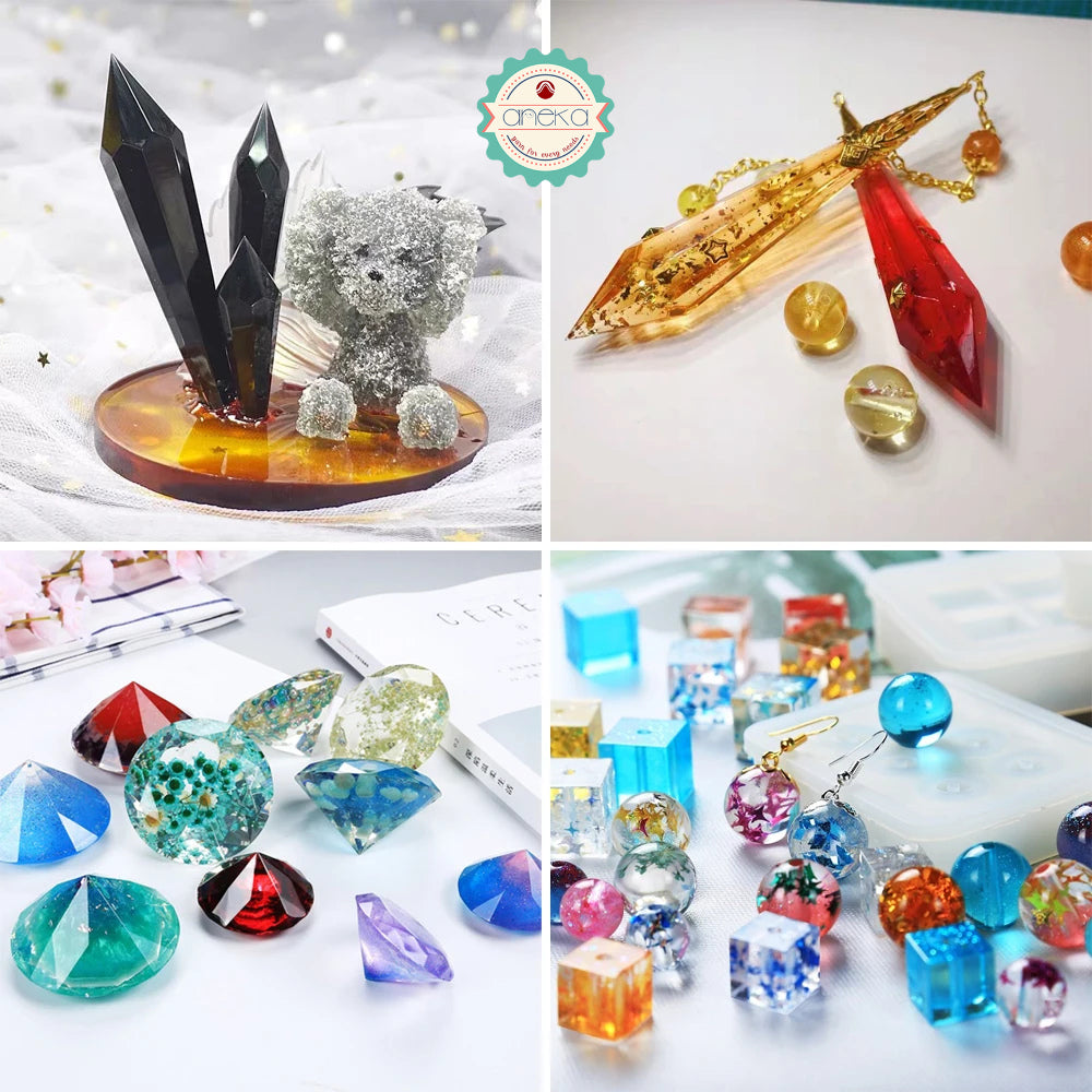 KATALOG - [10 ml] Pewarna Cair Pigmen Resin / Crystal Clear Dye / Bening