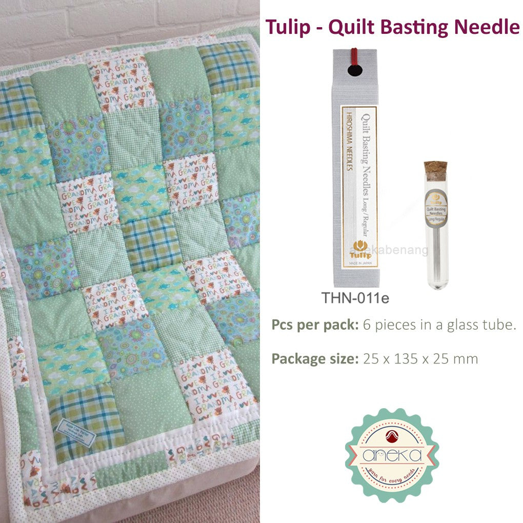 Jarum Quilting Tulip Quilt Basting Needles Long / Regular