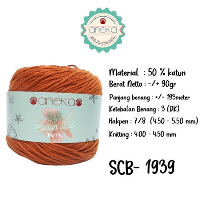 CATALOG - ANEKA Balinese Cotton Knitting Yarn / Soft Cotton Big Ply made by ANEKABENANG PART 1