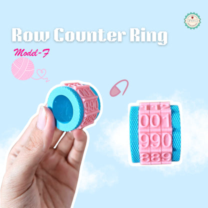 ANEKA -  3D Print Peralatan Rajut Row Counter Pastel