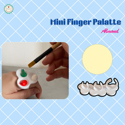 ANEKA - 3D PRINT Mini Finger Pallete for Nail Painting / Cat Air Palet Warna Melukis Kuku