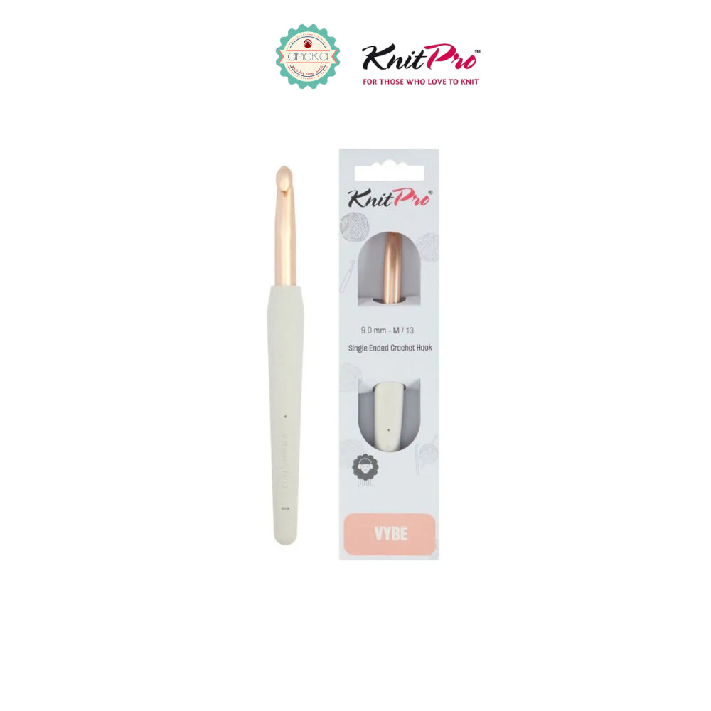 KNITPRO - Vybe Single Ended Crochet Hooks / Alat Rajut Hakpen