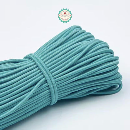 KATALOG - [+-10m / 50gr] Tali String 2.5mm Elastis Warna /  Braided Elastic Cord / Beading Threads Stretch String / DIY Craft Sewing Accessories