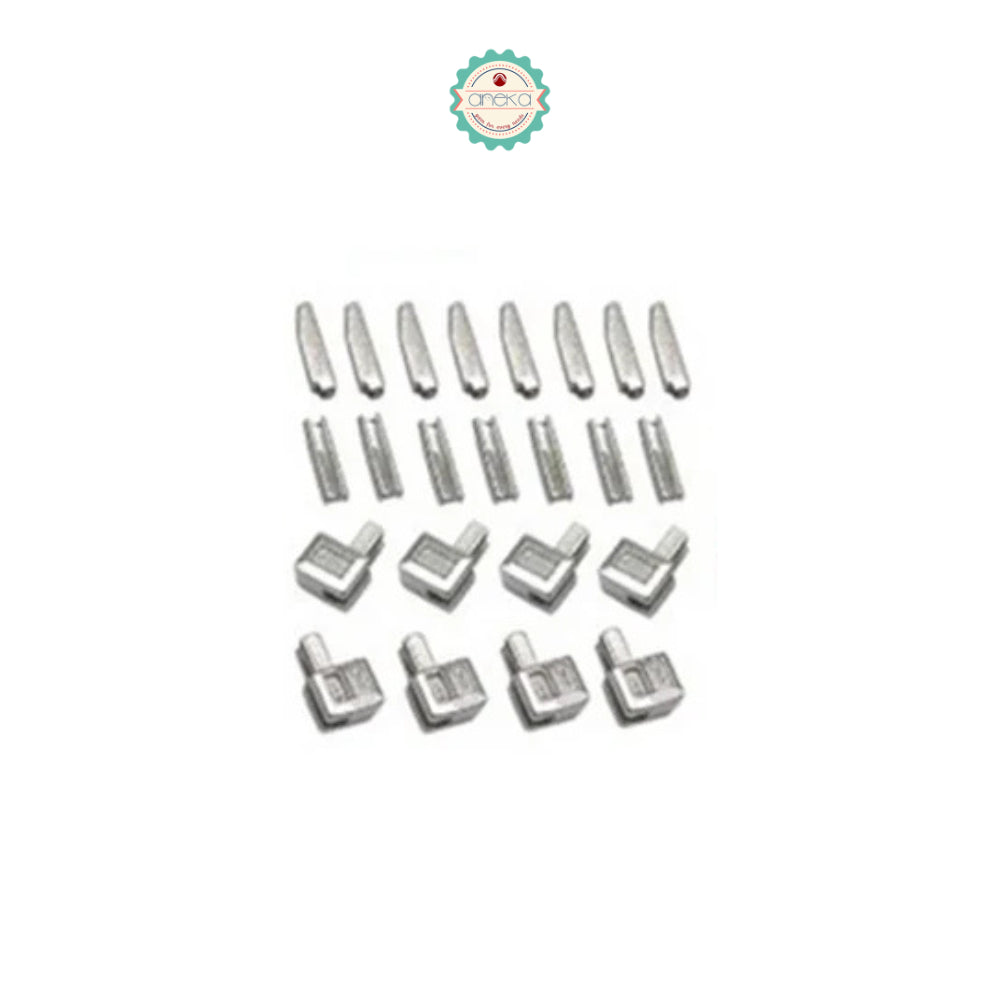 ANEKA - [5PCS] Stopper Zipper / Metal Zipper Head Sliders Retainer Insertion Pin