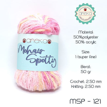 CATALOG - Spotty Cotton Mohair Knitting Yarn / Spotty Angora Yarn PART 2
