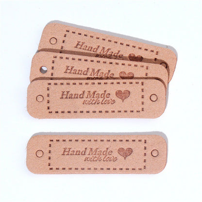 ANEKA - [2PCS] Handmade Tag / Label Bacaan Handmade Untuk Kerajinan Tangan