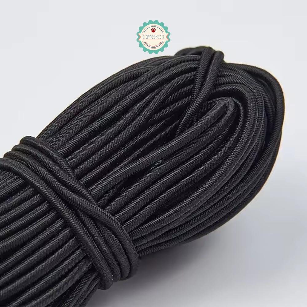 KATALOG - [+-10m / 50gr] Tali String 2.5mm Elastis Warna /  Braided Elastic Cord / Beading Threads Stretch String / DIY Craft Sewing Accessories