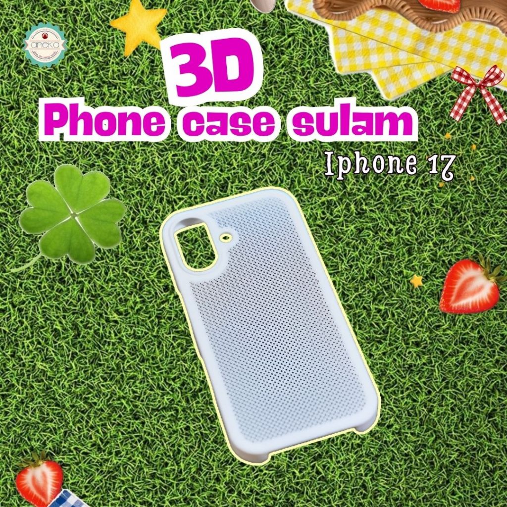 KATALOG - 3D Print Phone Case DIY Sulam for Iphone / Embroiderry HP / Casing Ponsel Lucu
