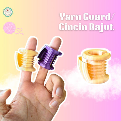 ANEKA - 3D Print Peralatan Rajut Cincin Rajut / Yarn Guard for Crochet