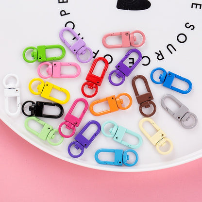 ANEKA - [4PCS] Kait Hook Gantungan Kunci Lobster Warna DIY / Pengait Tas